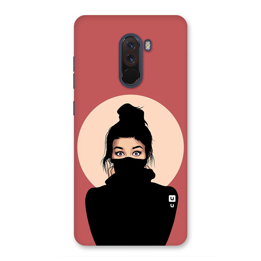 Aesthetic Digital Art Girl Back Case for Poco F1