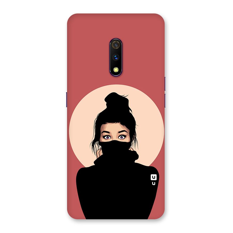 Aesthetic Digital Art Girl Back Case for Realme X