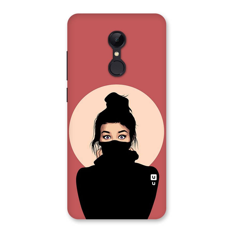 Aesthetic Digital Art Girl Back Case for Redmi 5