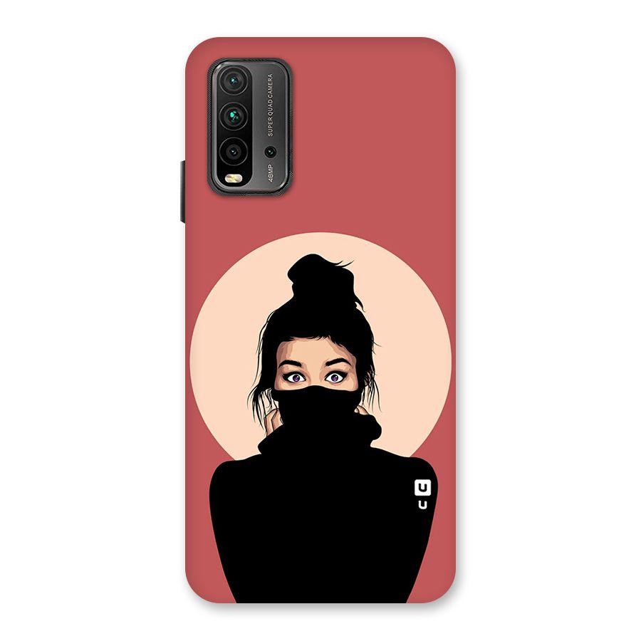 Aesthetic Digital Art Girl Back Case for Redmi 9 Power