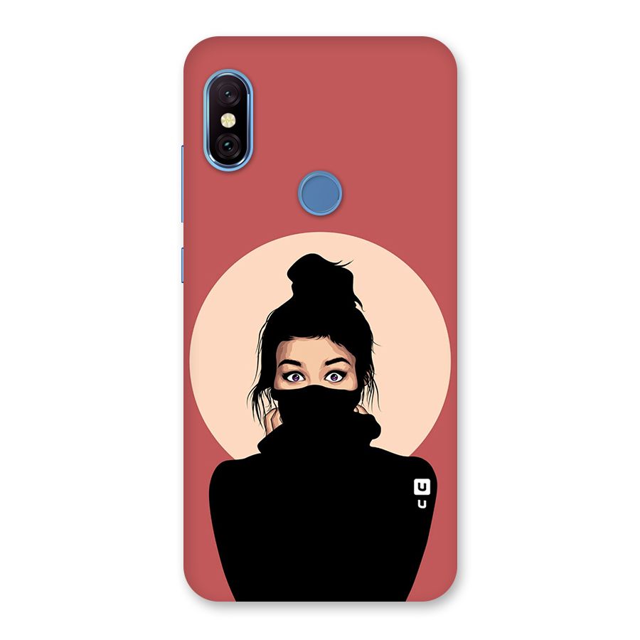 Aesthetic Digital Art Girl Back Case for Redmi Note 6 Pro