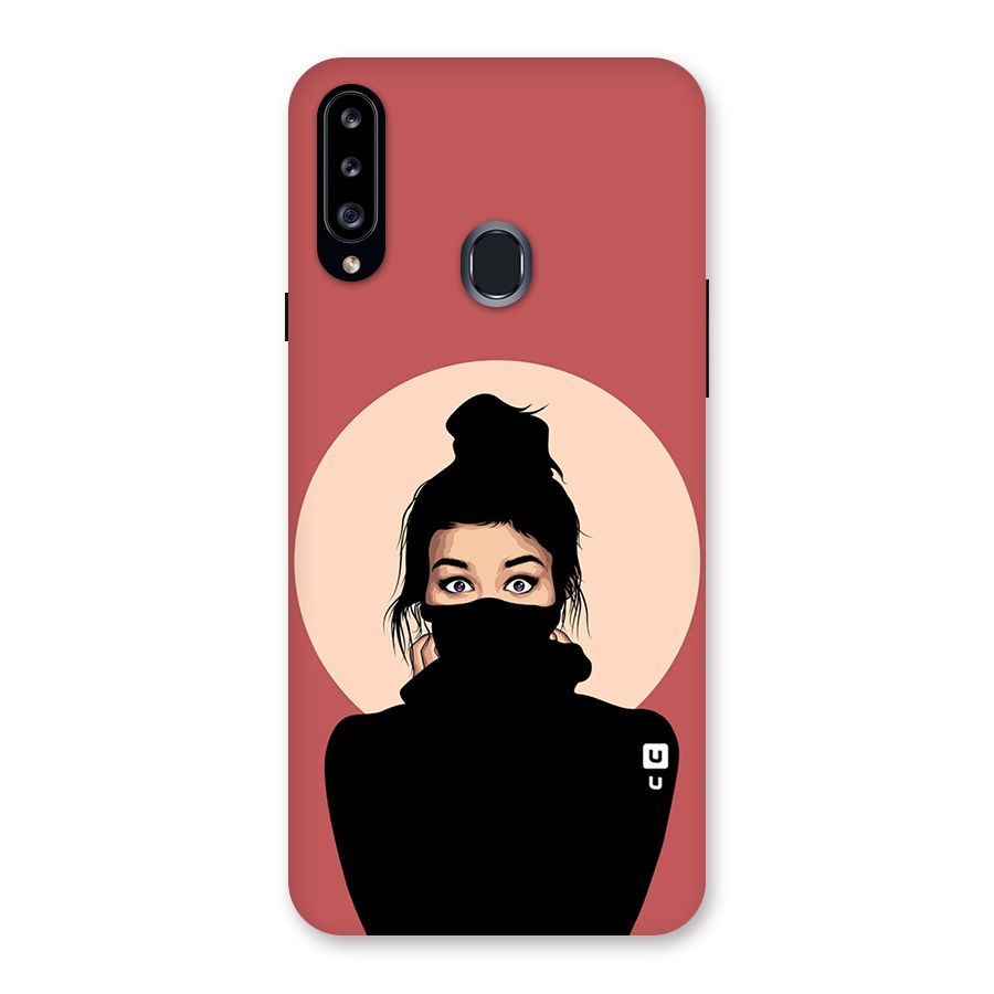 Aesthetic Digital Art Girl Back Case for Samsung Galaxy A20s
