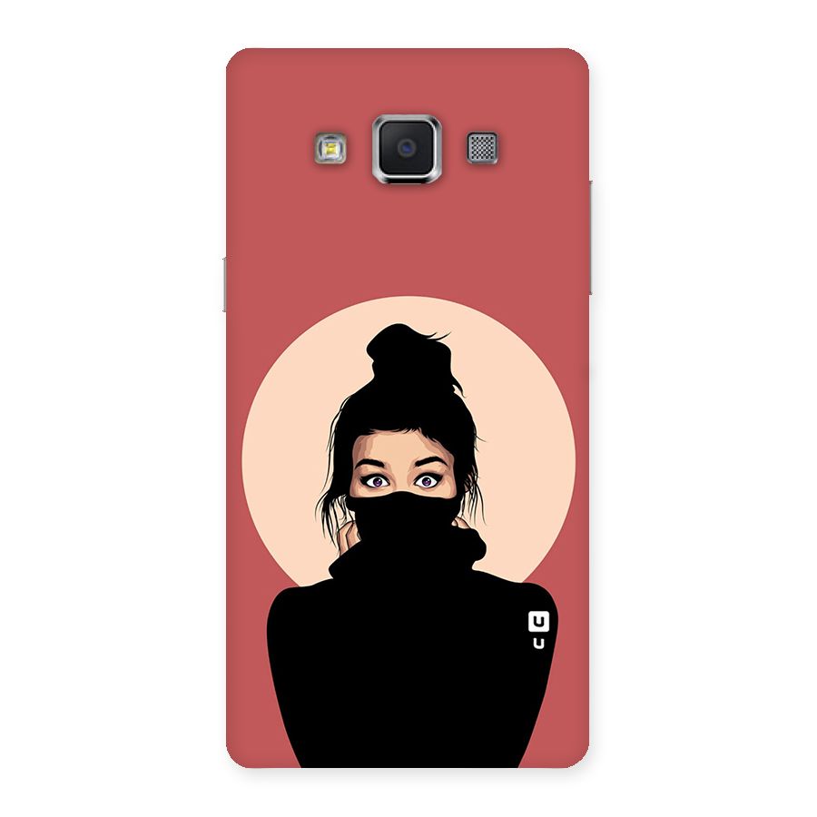 Aesthetic Digital Art Girl Back Case for Samsung Galaxy A5