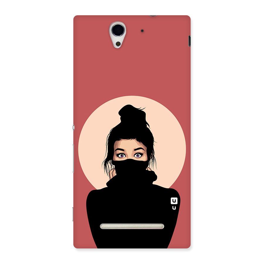 Aesthetic Digital Art Girl Back Case for Sony Xperia C3