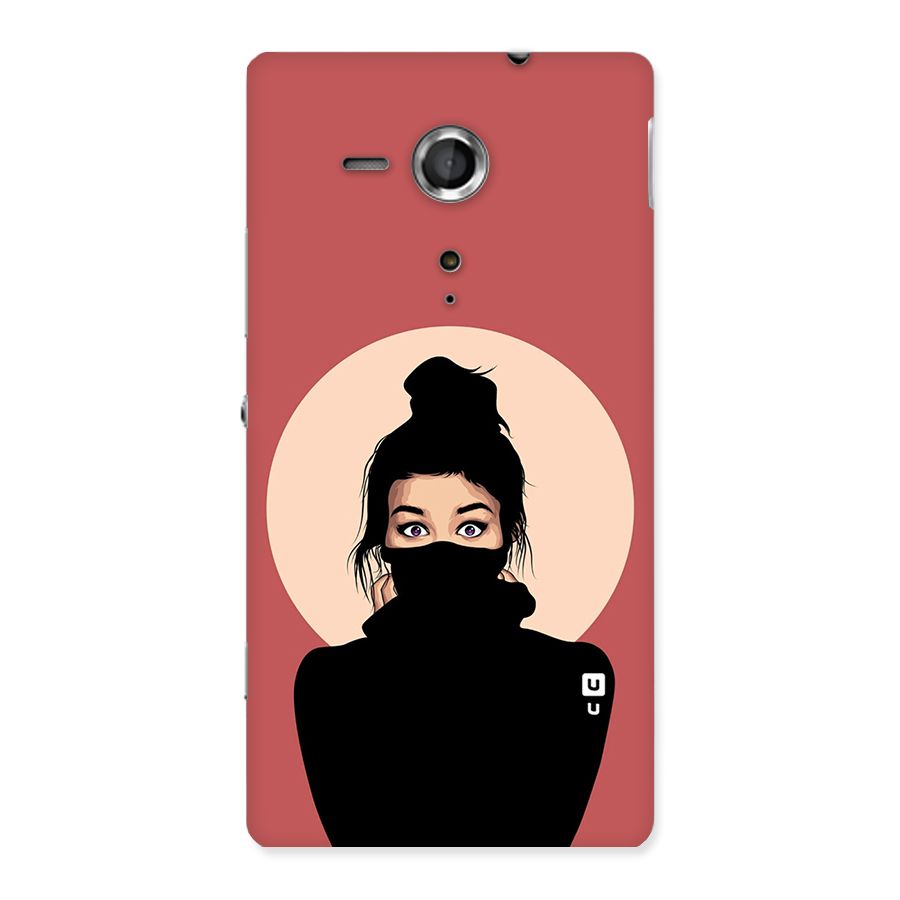 Aesthetic Digital Art Girl Back Case for Sony Xperia SP