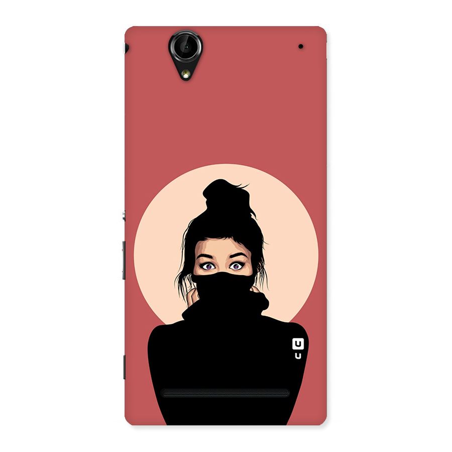 Aesthetic Digital Art Girl Back Case for Sony Xperia T2