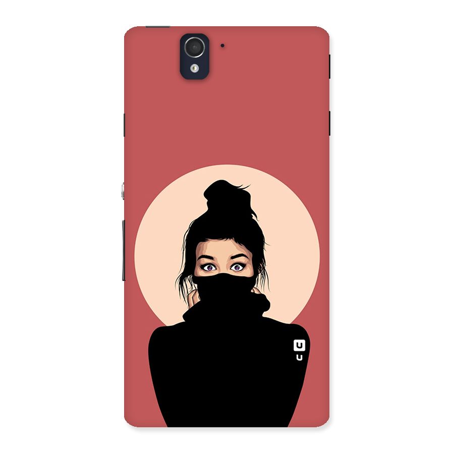 Aesthetic Digital Art Girl Back Case for Sony Xperia Z