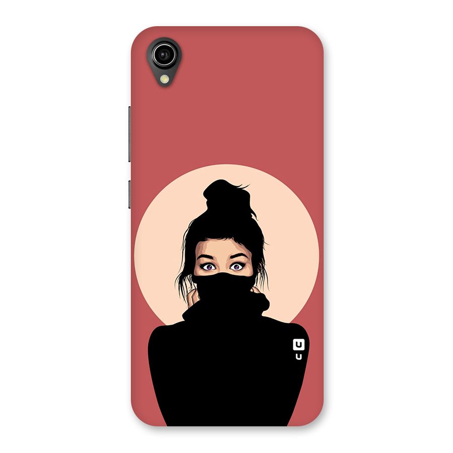Aesthetic Digital Art Girl Back Case for Vivo Y90