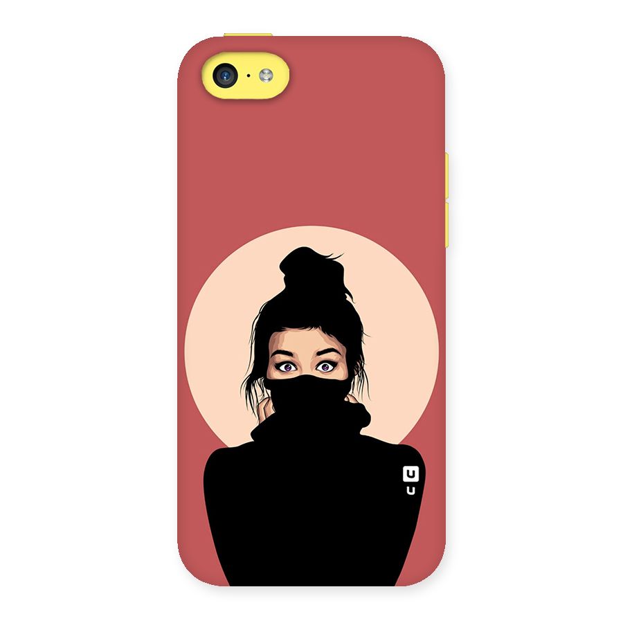 Aesthetic Digital Art Girl Back Case for iPhone 5C