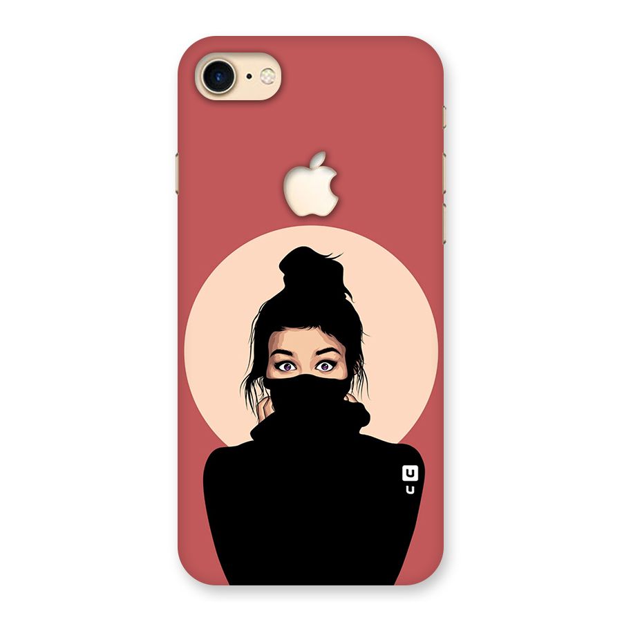 Aesthetic Digital Art Girl Back Case for iPhone 7 Apple Cut