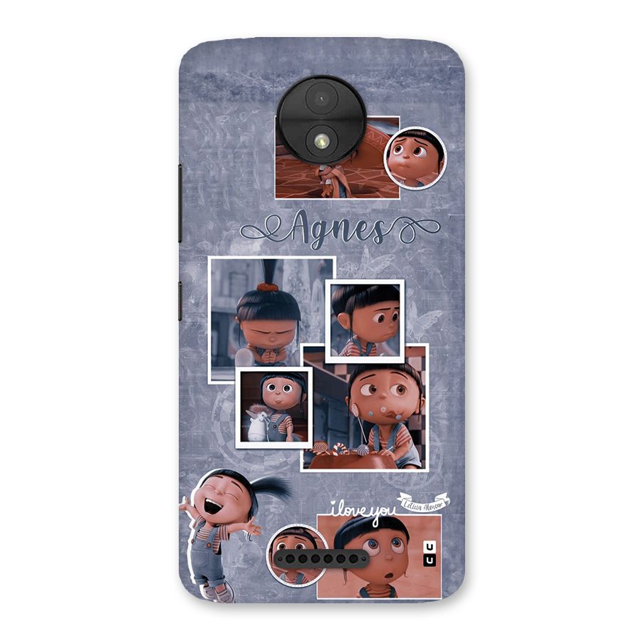 Agnes Back Case for Moto C