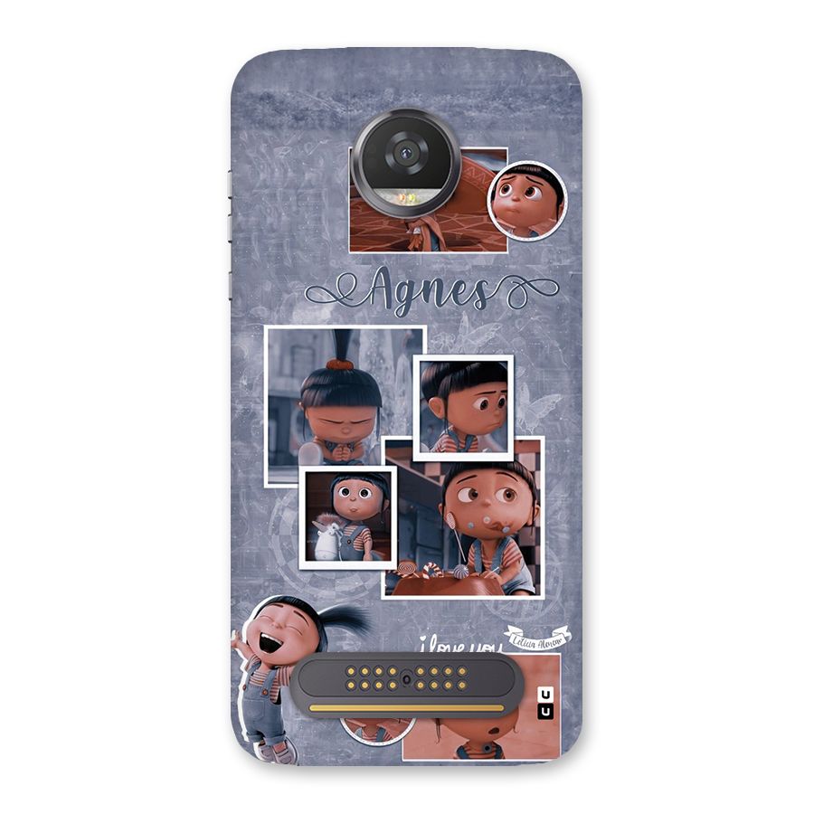 Agnes Back Case for Moto Z2 Play