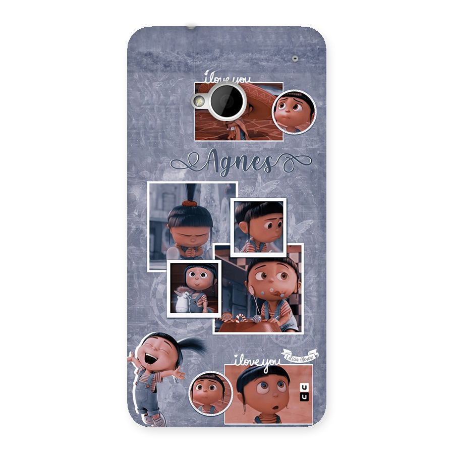 Agnes Back Case for One M7 (Single Sim)