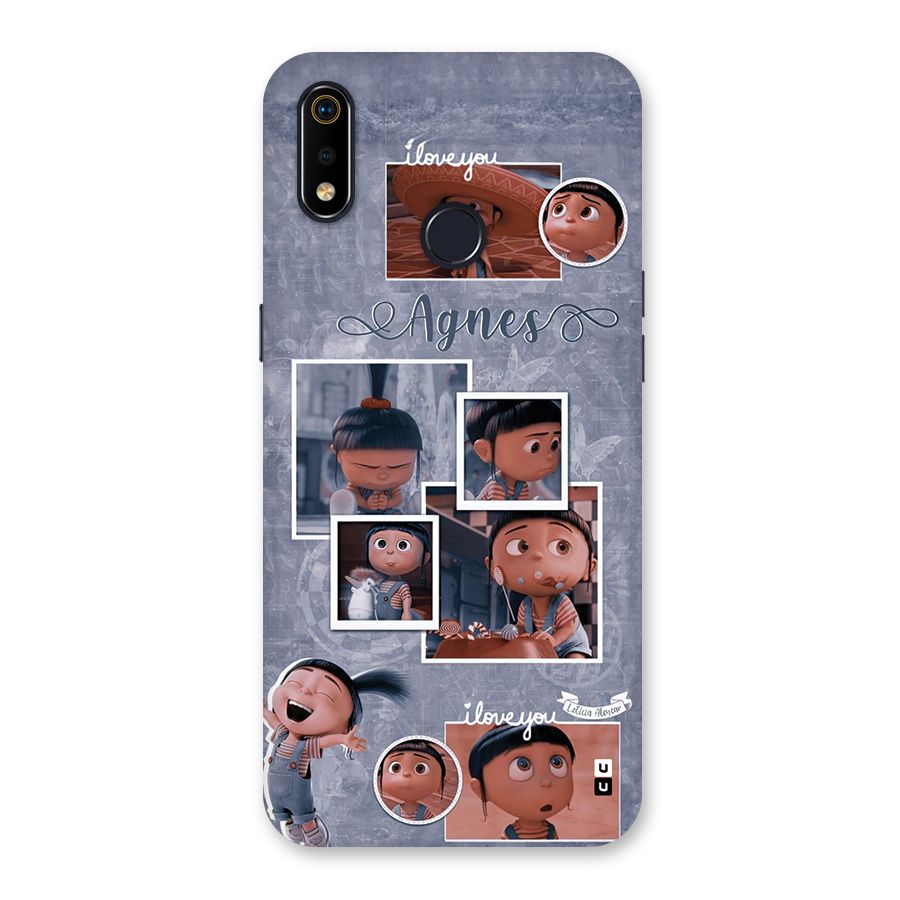 Agnes Back Case for Realme 3i