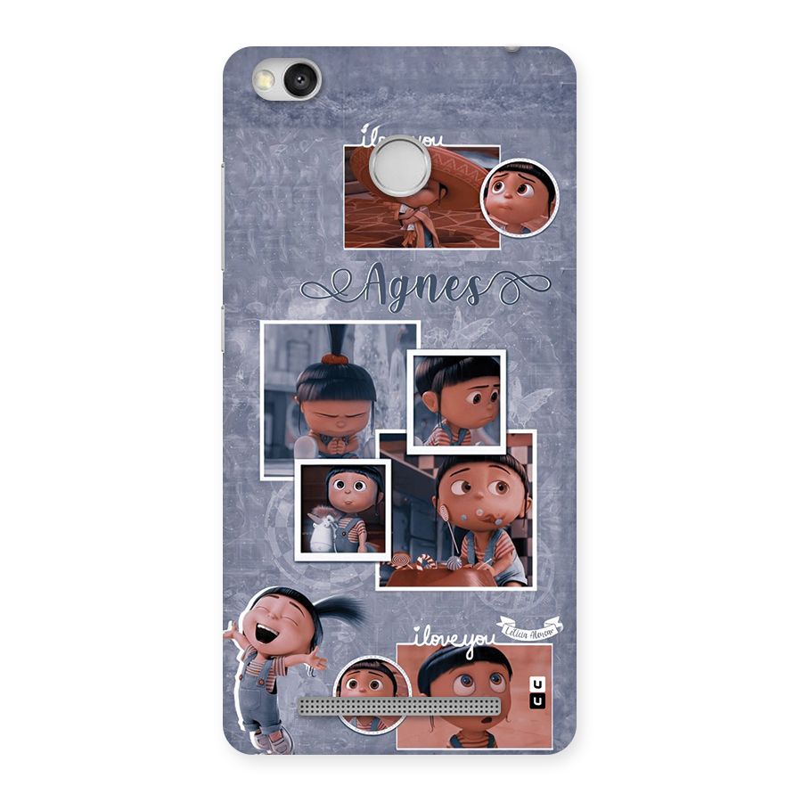 Agnes Back Case for Redmi 3S Prime