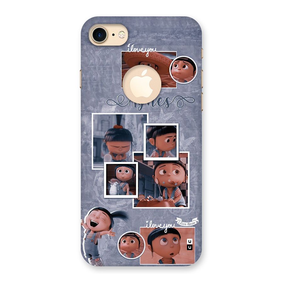 Agnes Back Case for iPhone 7 Logo Cut