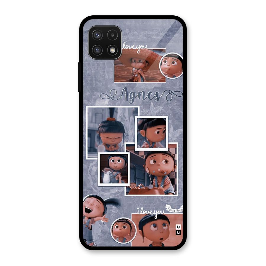 Agnes Glass Back Case for Galaxy A22 5G