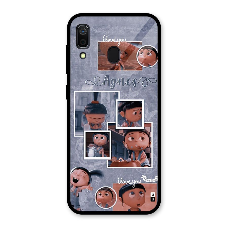 Agnes Glass Back Case for Galaxy A30