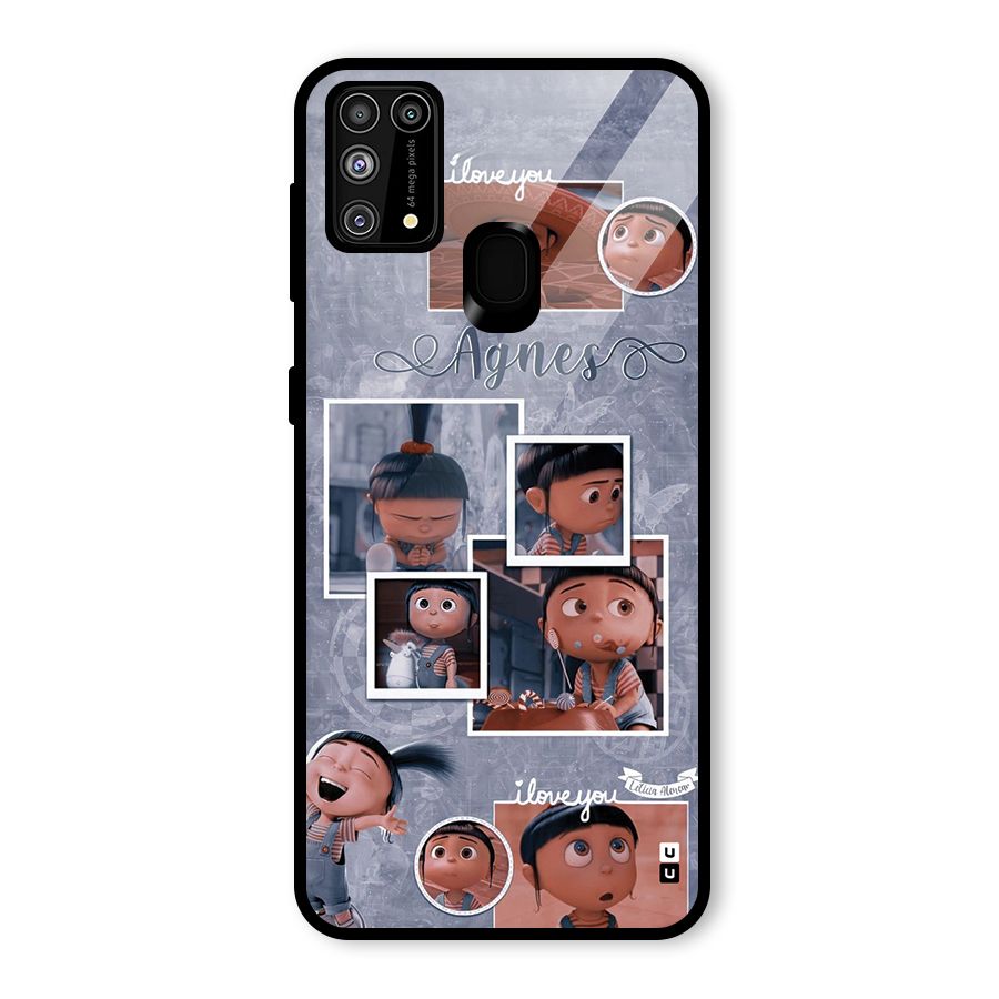 Agnes Glass Back Case for Galaxy F41