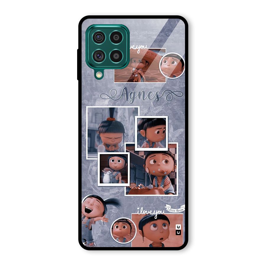 Agnes Glass Back Case for Galaxy F62