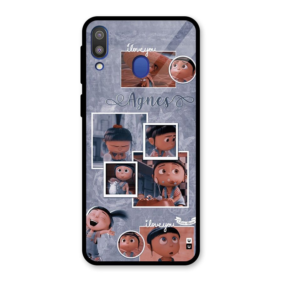 Agnes Glass Back Case for Galaxy M20