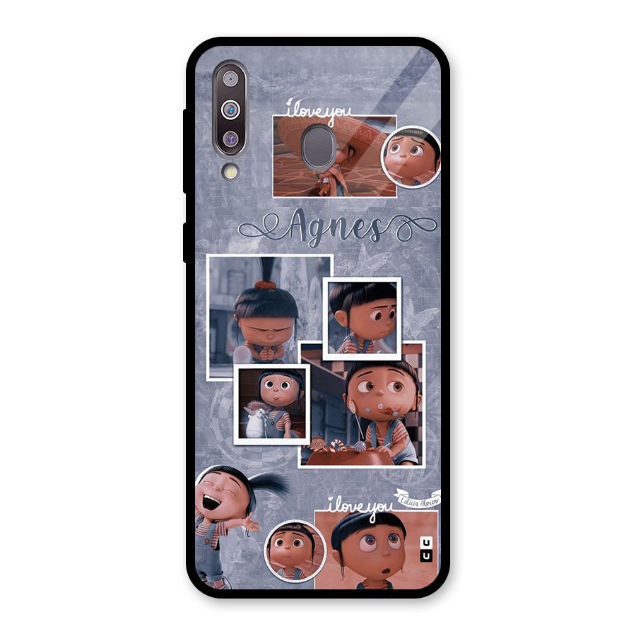 Agnes Glass Back Case for Galaxy M30