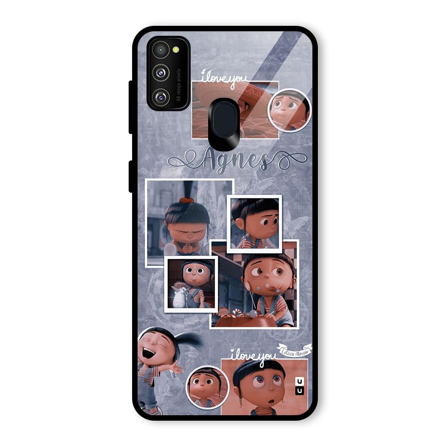 Agnes Glass Back Case for Galaxy M30s