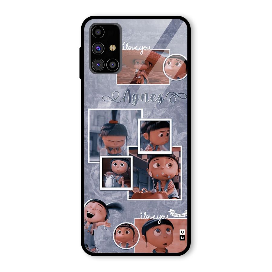 Agnes Glass Back Case for Galaxy M31s