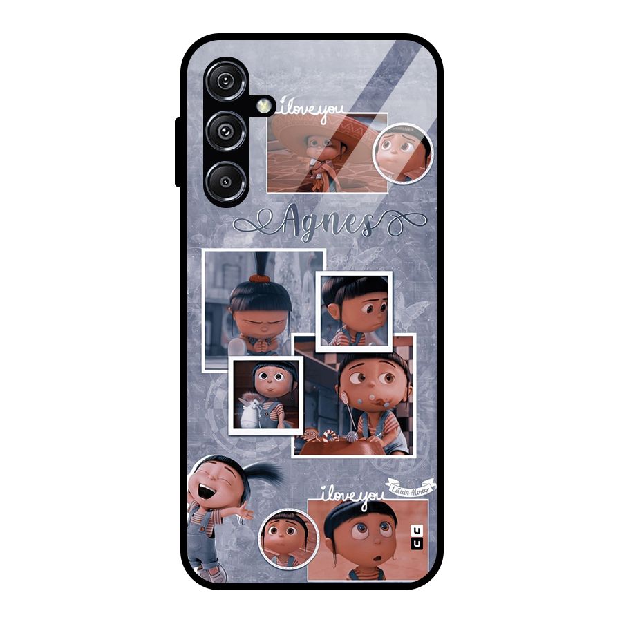 Agnes Glass Back Case for Galaxy M34 5G