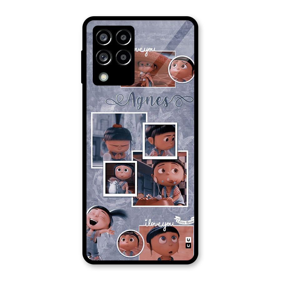 Agnes Glass Back Case for Galaxy M53 5G