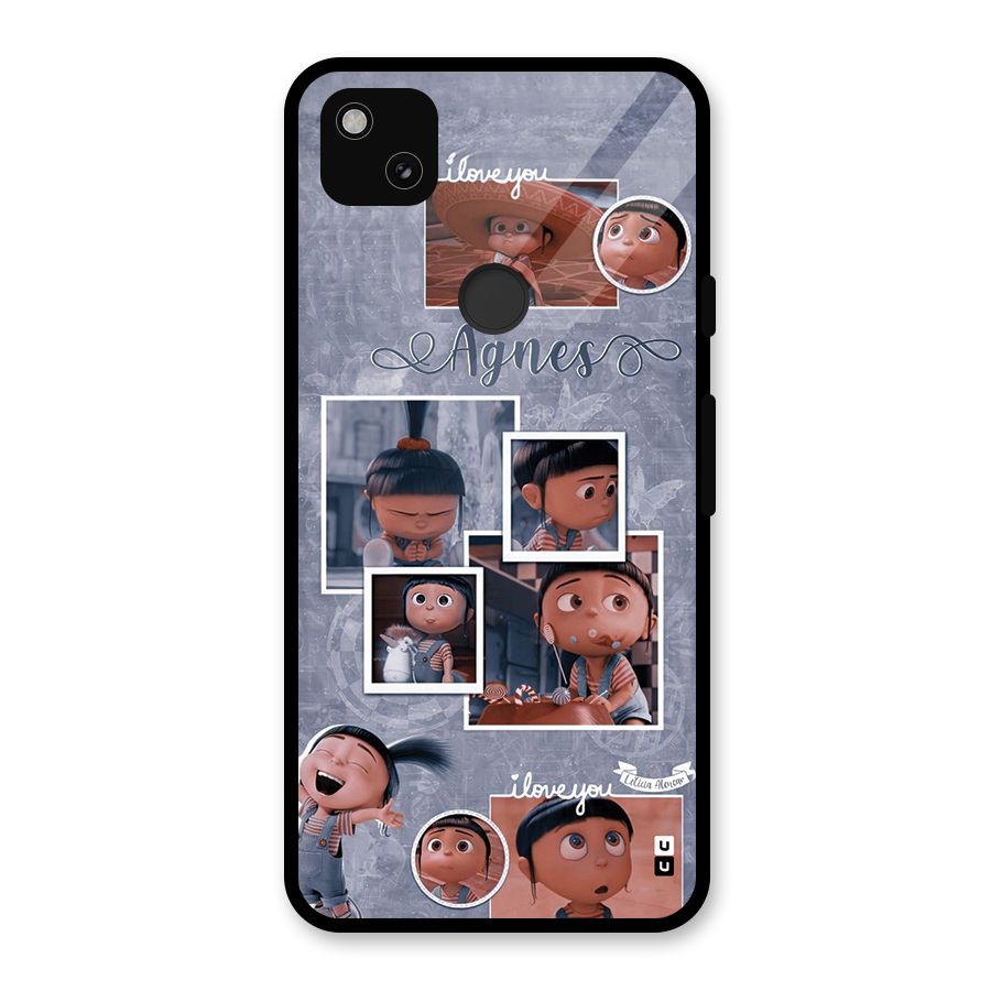 Agnes Glass Back Case for Google Pixel 4a