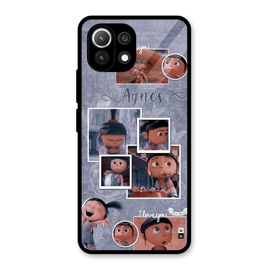 Agnes Glass Back Case for Mi 11 Lite