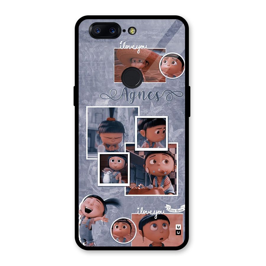 Agnes Glass Back Case for OnePlus 5T