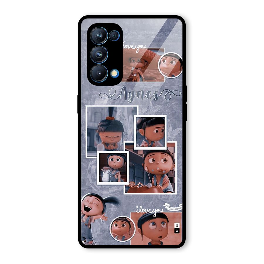Agnes Glass Back Case for Oppo Reno5 Pro 5G