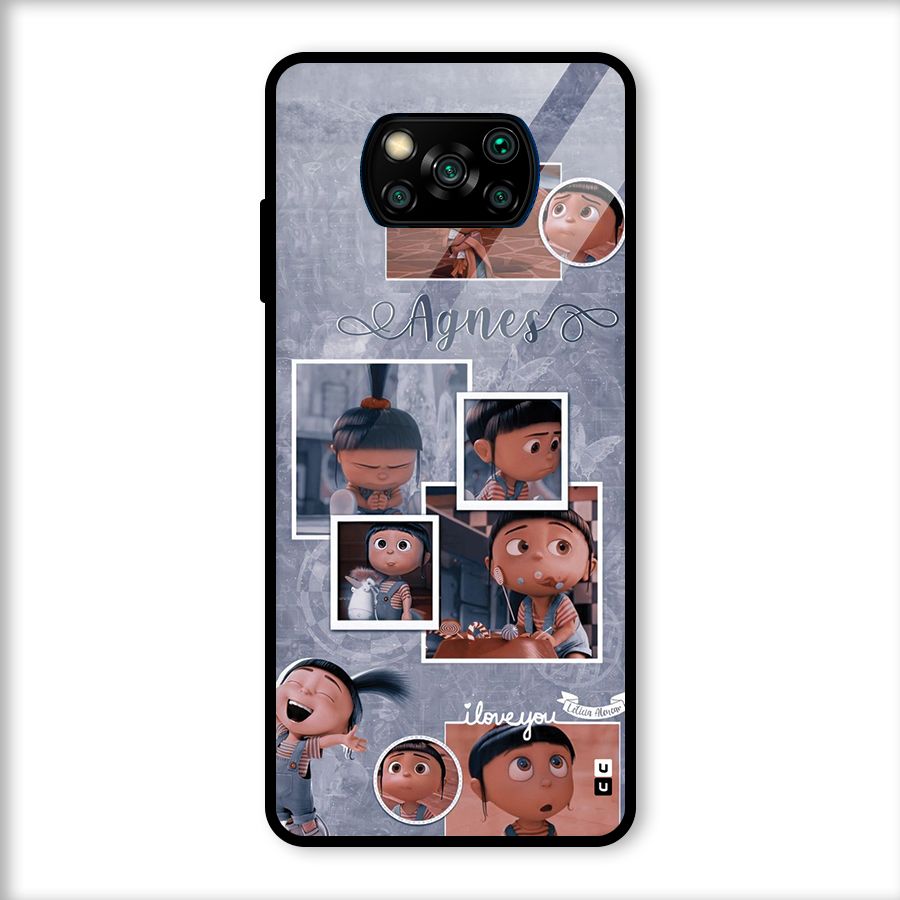 Agnes Glass Back Case for Poco X3
