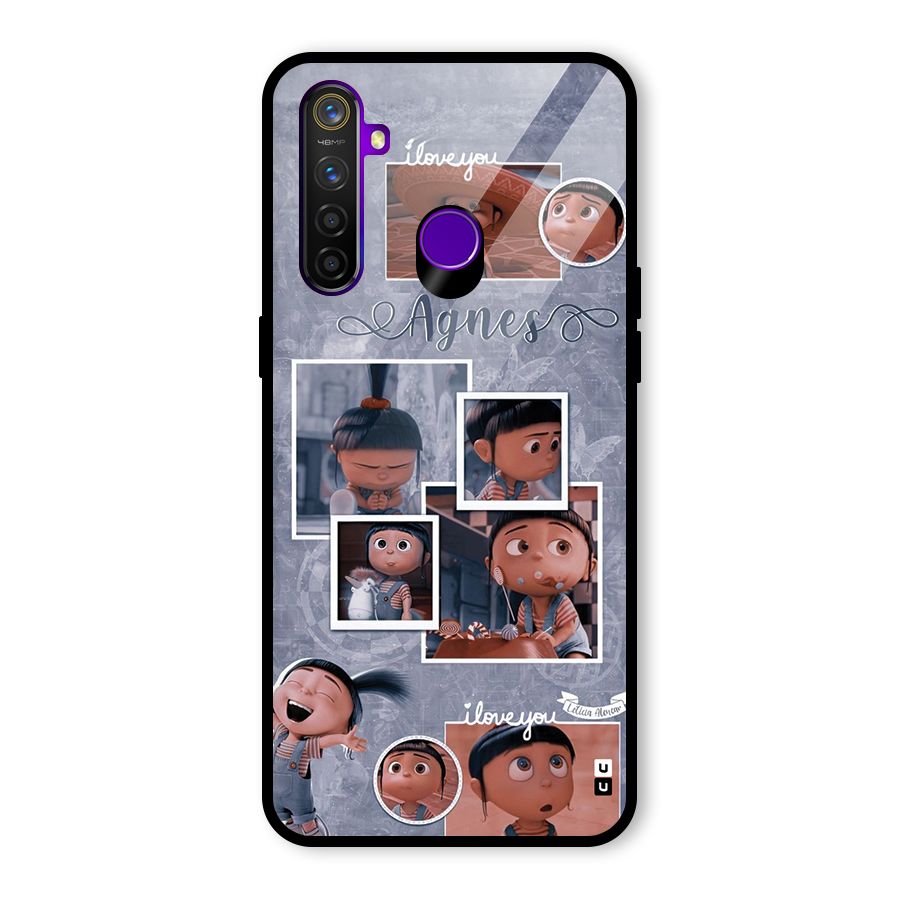 Agnes Glass Back Case for Realme 5 Pro