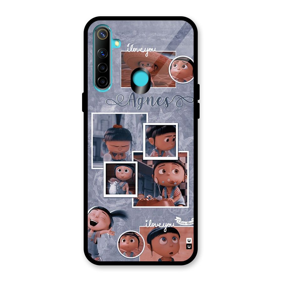 Agnes Glass Back Case for Realme 5i