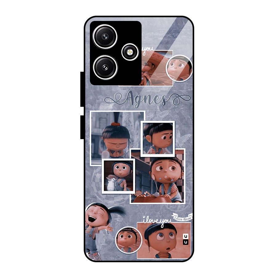 Agnes Glass Back Case for Redmi 12 5G