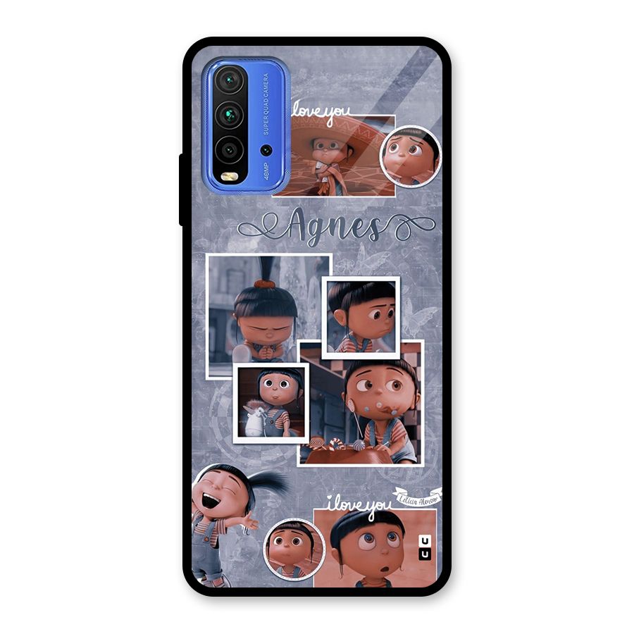 Agnes Glass Back Case for Redmi 9 Power