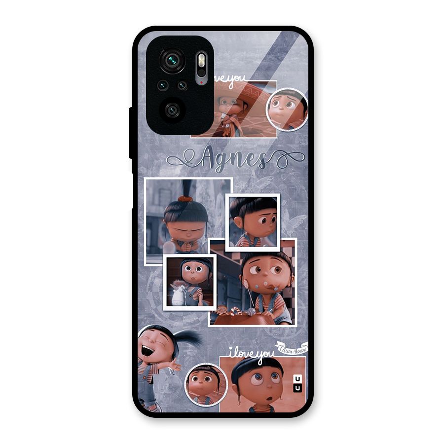 Agnes Glass Back Case for Redmi Note 10S