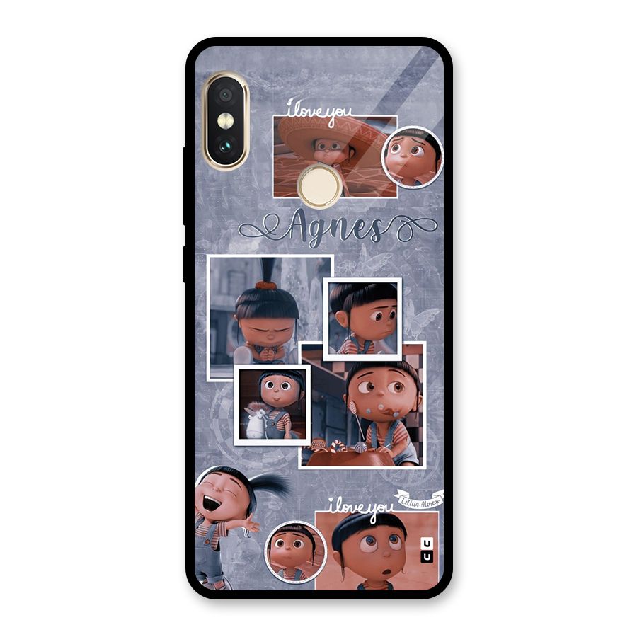 Agnes Glass Back Case for Redmi Note 5 Pro
