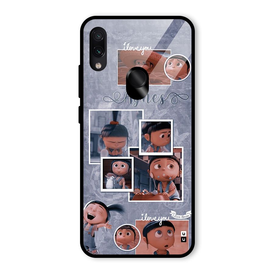 Agnes Glass Back Case for Redmi Note 7 Pro