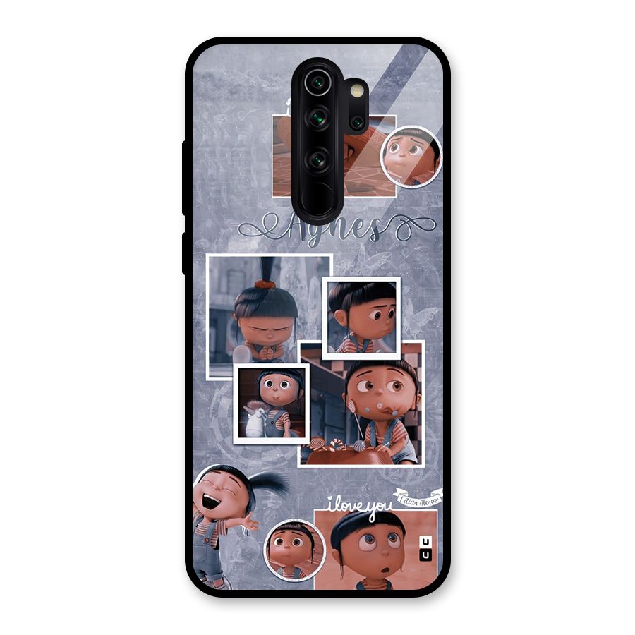 Agnes Glass Back Case for Redmi Note 8 Pro