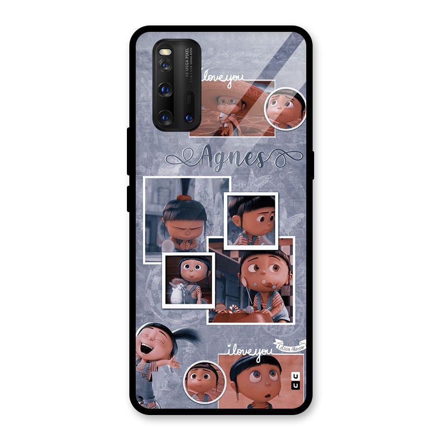 Agnes Glass Back Case for Vivo iQOO 3