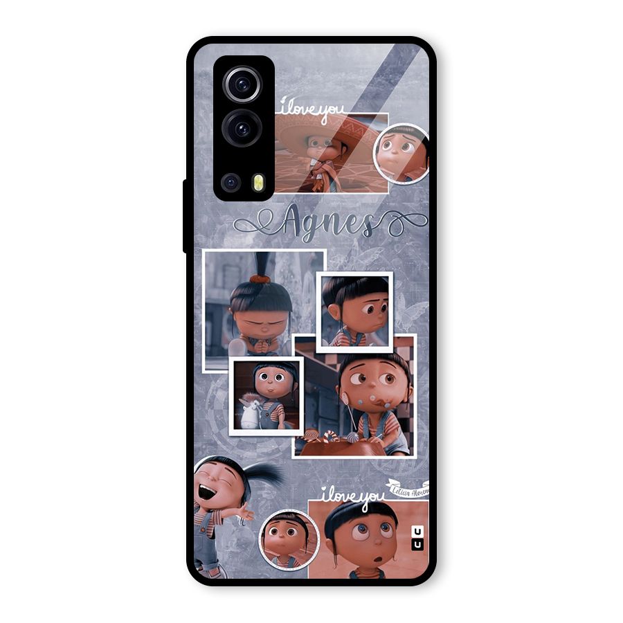 Agnes Glass Back Case for Vivo iQOO Z3