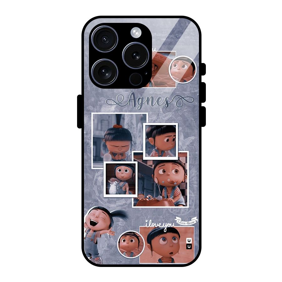 Agnes Glass Back Case for iPhone 15 Pro