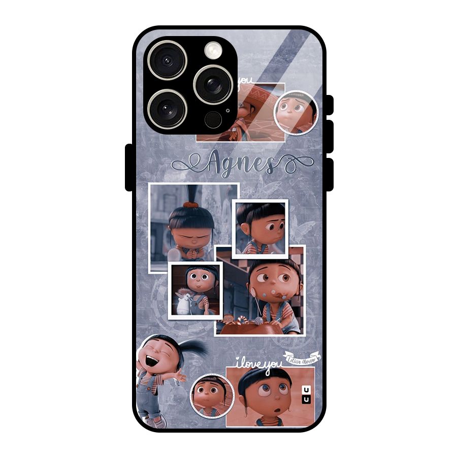 Agnes Glass Back Case for iPhone 15 Pro Max