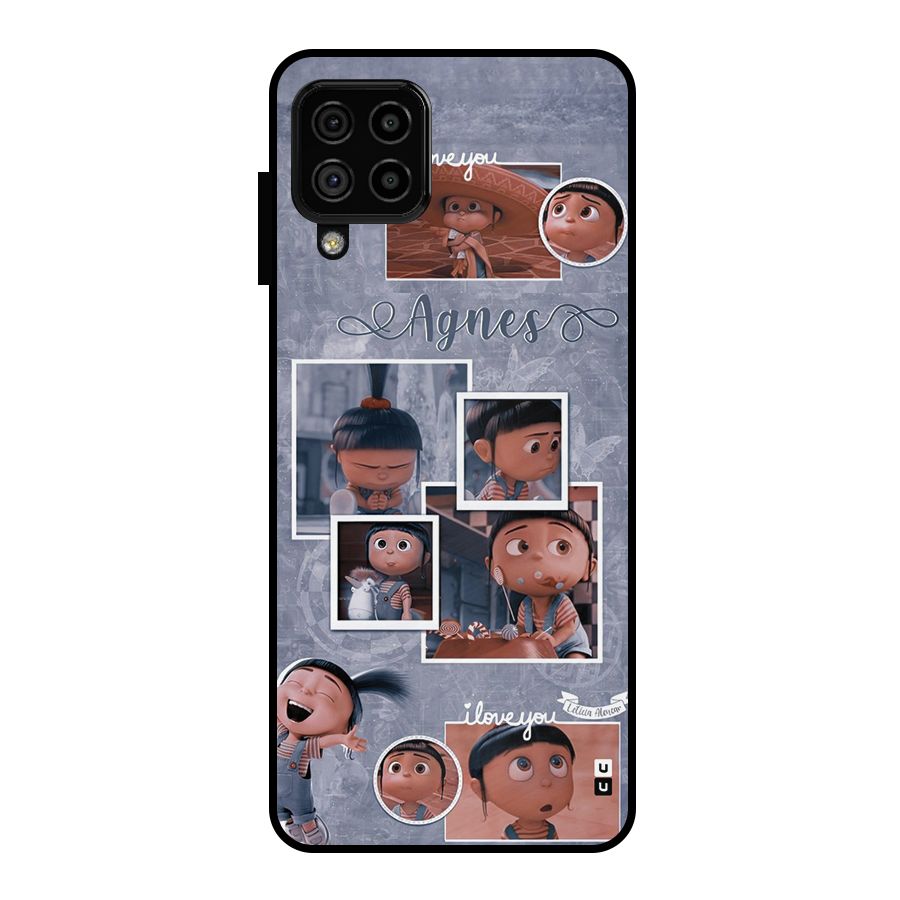 Agnes Metal Back Case for Galaxy A22 4G