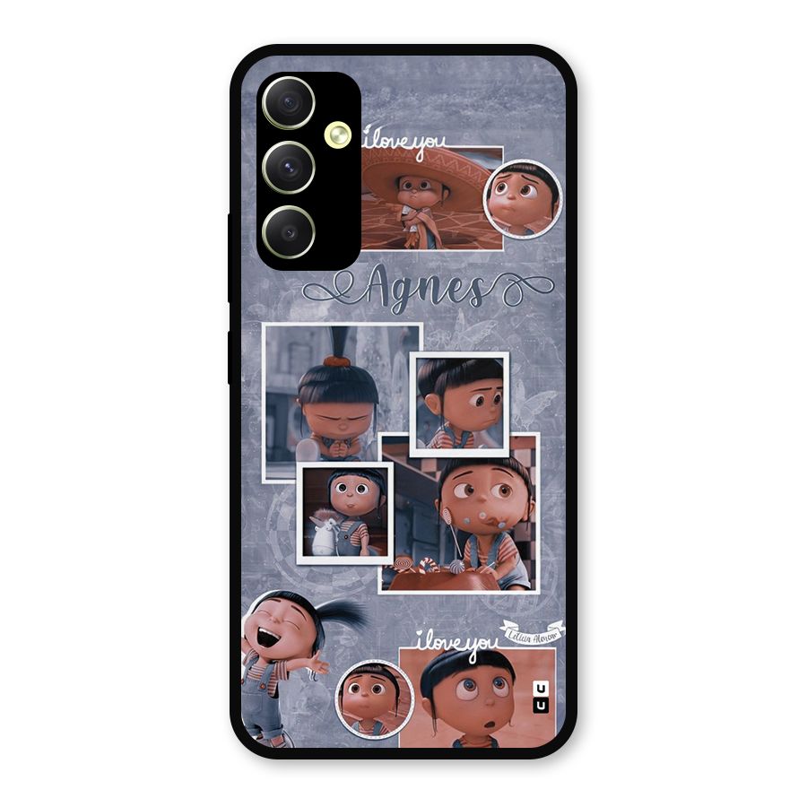 Agnes Metal Back Case for Galaxy A34