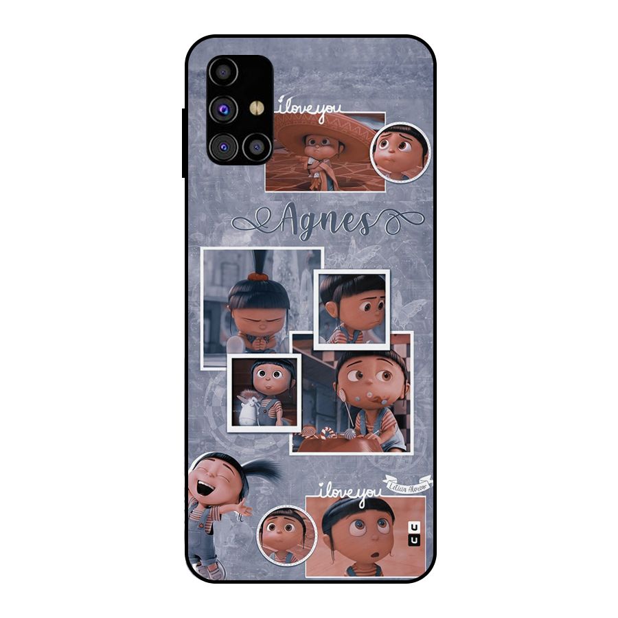 Agnes Metal Back Case for Galaxy M31s